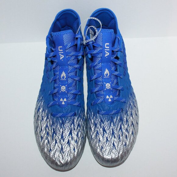 Under Armour UA Spotlight 4 MC Royal Blue Football Cleats Men's Size 10.5 RARE - Picture 2 of 6
